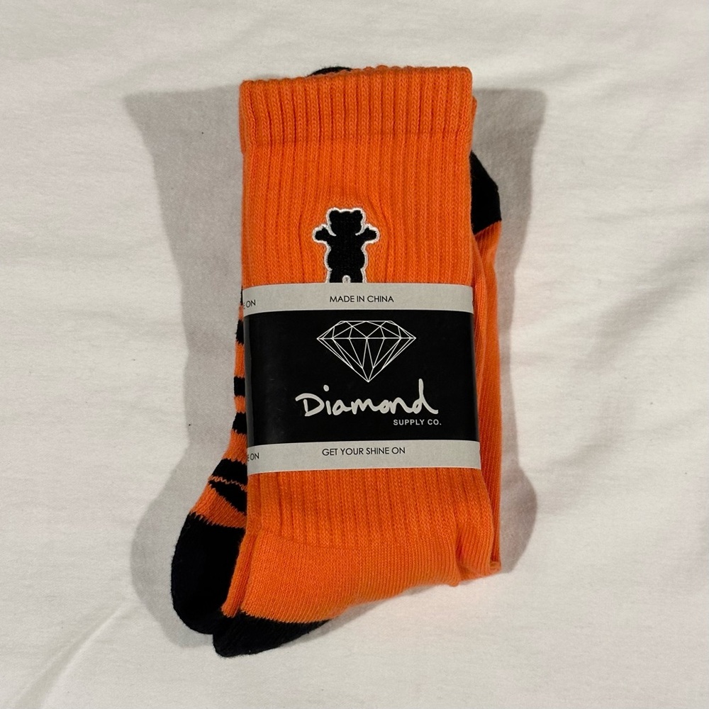 Diamond Supply x Grizzly Griptape Socks Crew